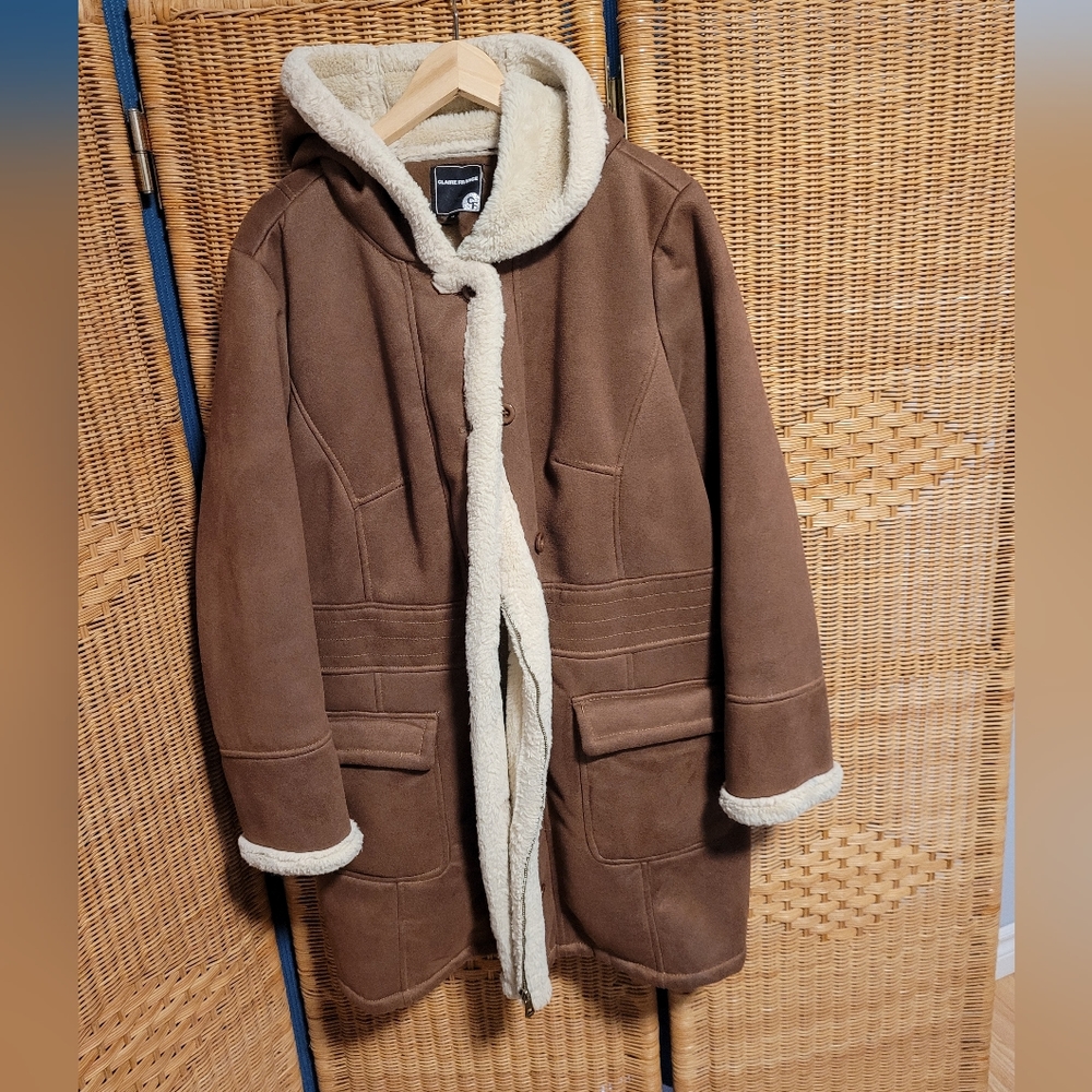 Tan winter coat